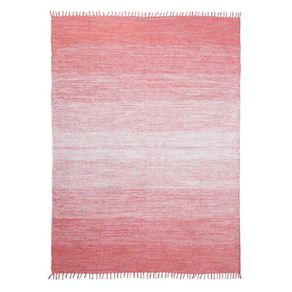 Chesapeake Merchandising Cotton Ombre Coral 5 ft. x 7 ft. Area Rug13596 The Home Depot
