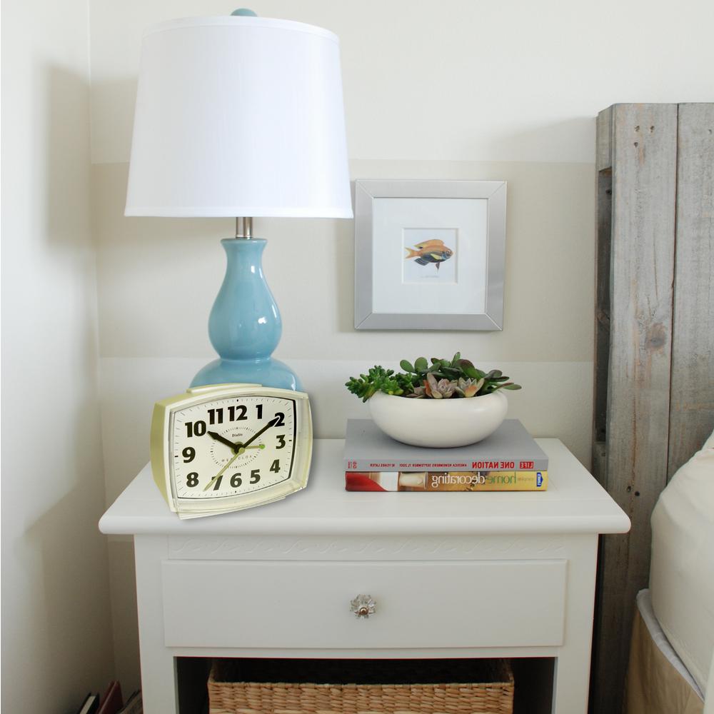 Westclox Electric Powered Analog Alarm Clock22192A The Home Depot