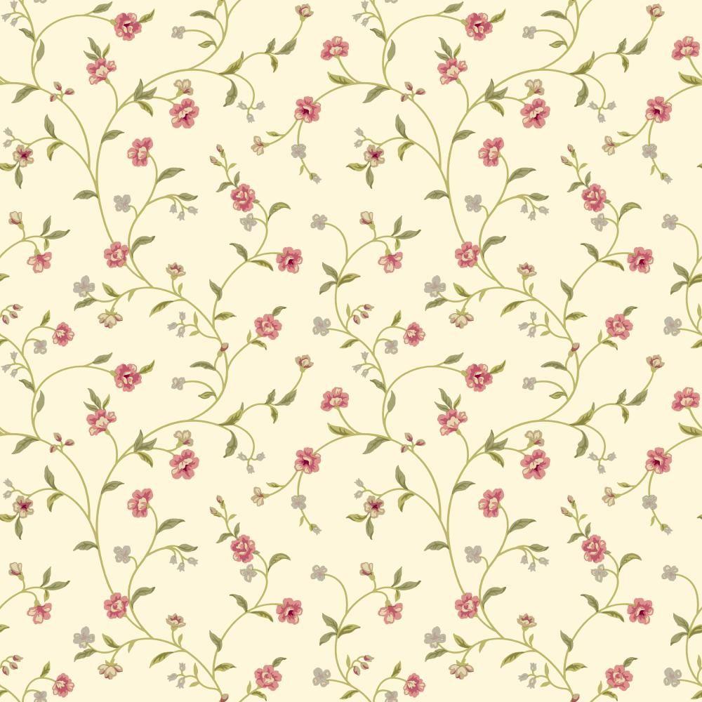 York Wallcoverings Waverly Cottage Bellisima Vine Wallpaper Er8189
