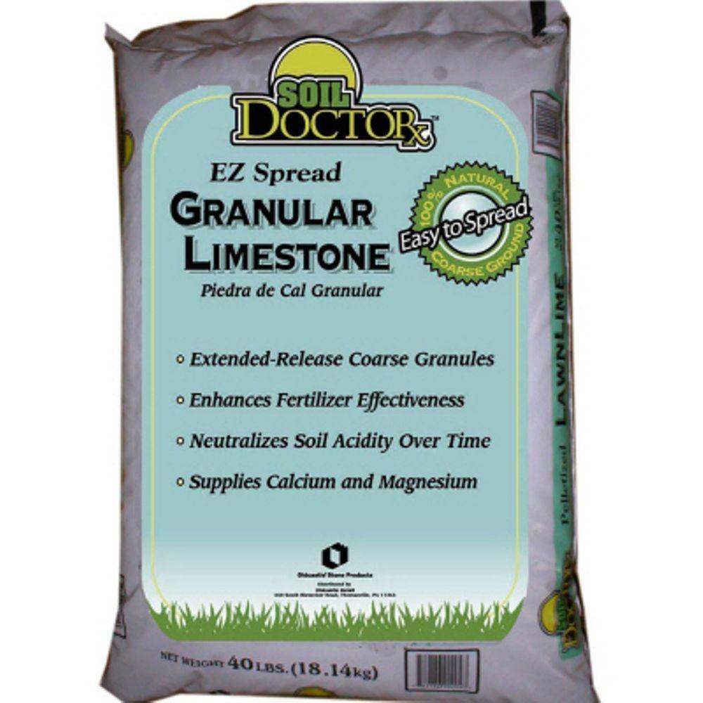 Soil Doctor 40 lb. Granular Limestone-54055026 - The Home Depot