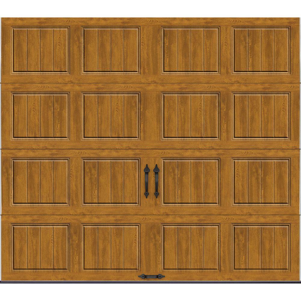 Clopay Gallery Collection 8 Ft X 7 Ft 18 4 R Value Intellicore Insulated Solid Ultra Grain Medium Garage Door