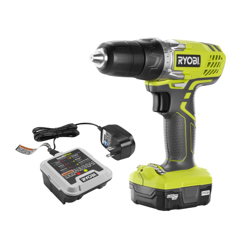 UPC 033287174751 RYOBI 12 Volt Lithium Ion Cordless 3 8 in. Drill Driver Kit with 12 Volt Battery upcitemdb