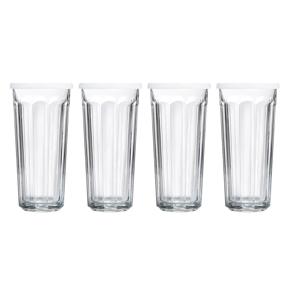 Luminarc Working 23.25 oz. Glass Storage Jar and Cooler with White lid (Set of... by Luminarc