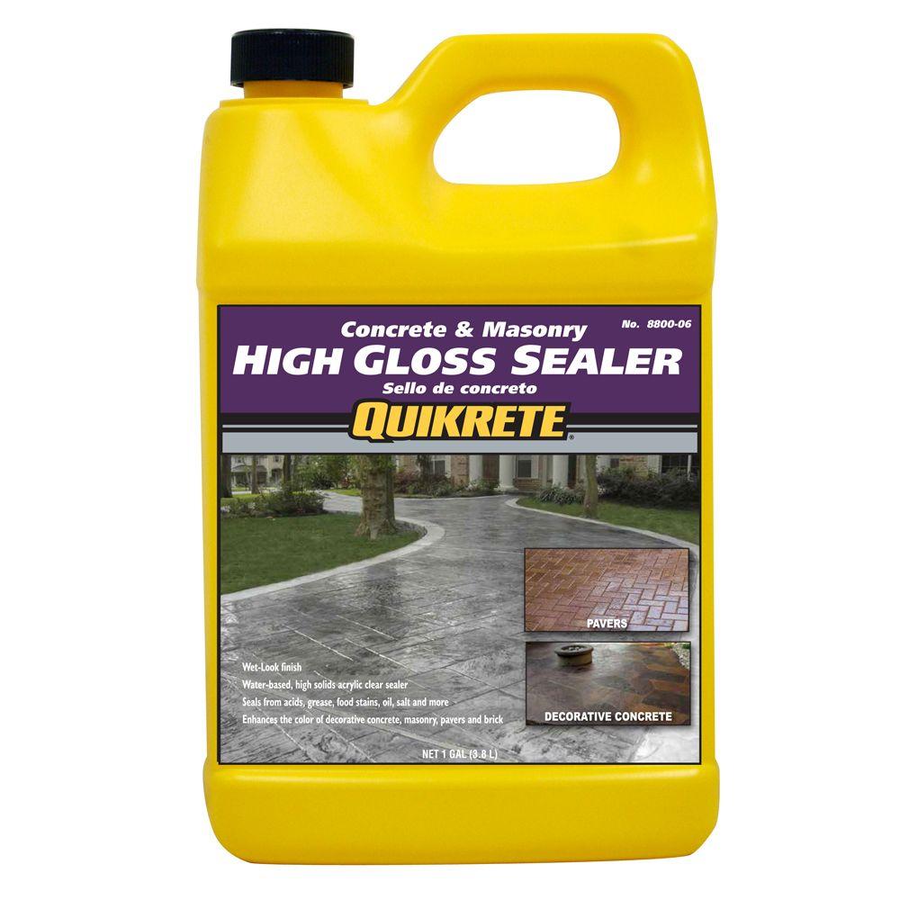 Quikrete 1 Gal. High Gloss Concrete Sealer-8800-06 - The Home Depot