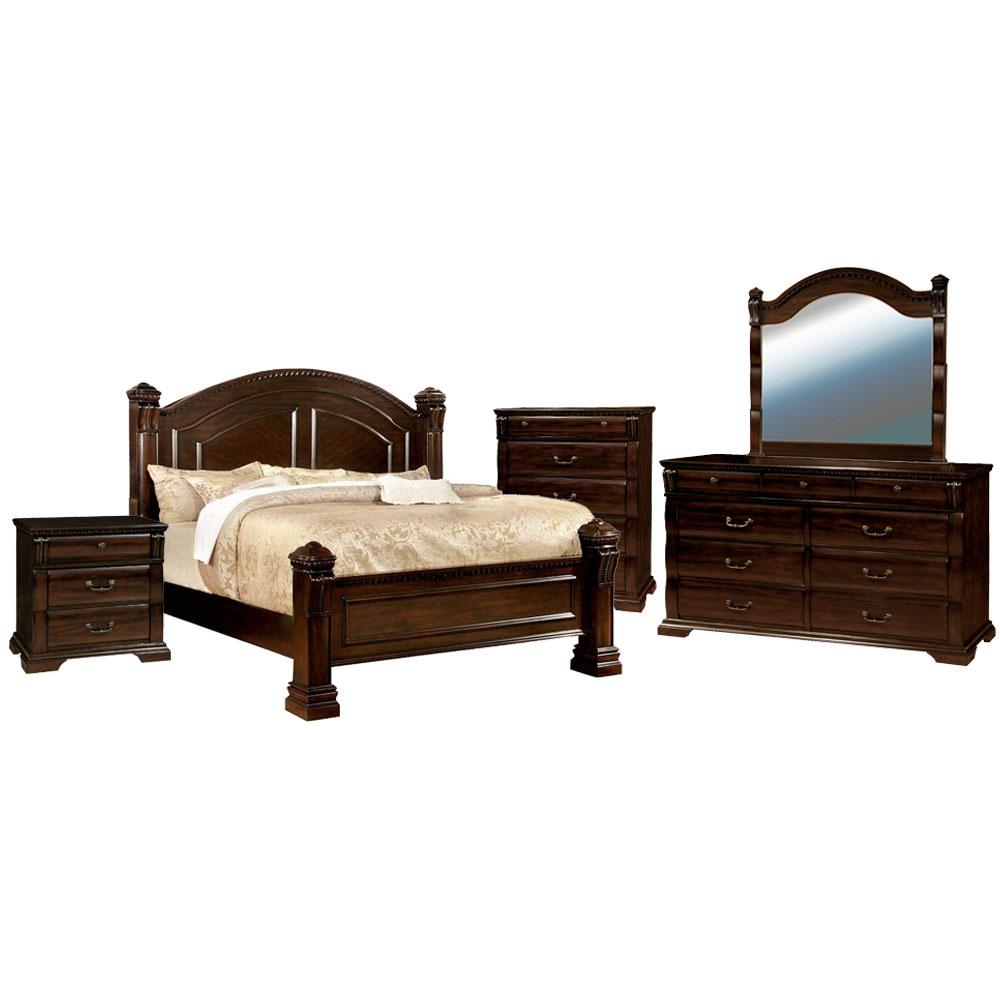 Solid Wood Cherry Bedroom Set G8850a With Storage