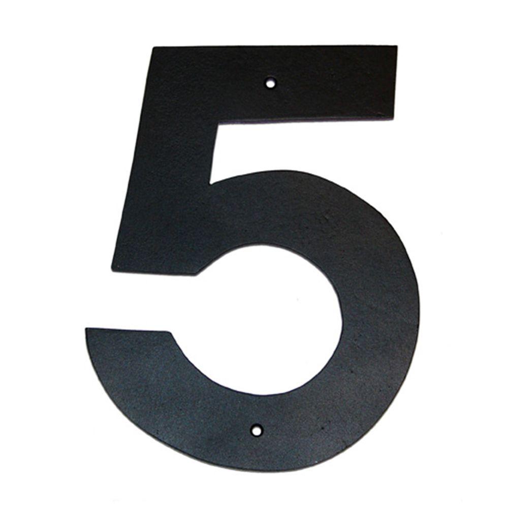 Helvetica house number 5 Helvetica house number 5