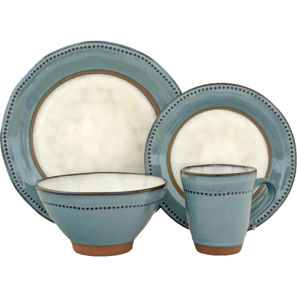 Sango Centrics Emerald 16Piece Dinnerware Set468616W The Home Depot