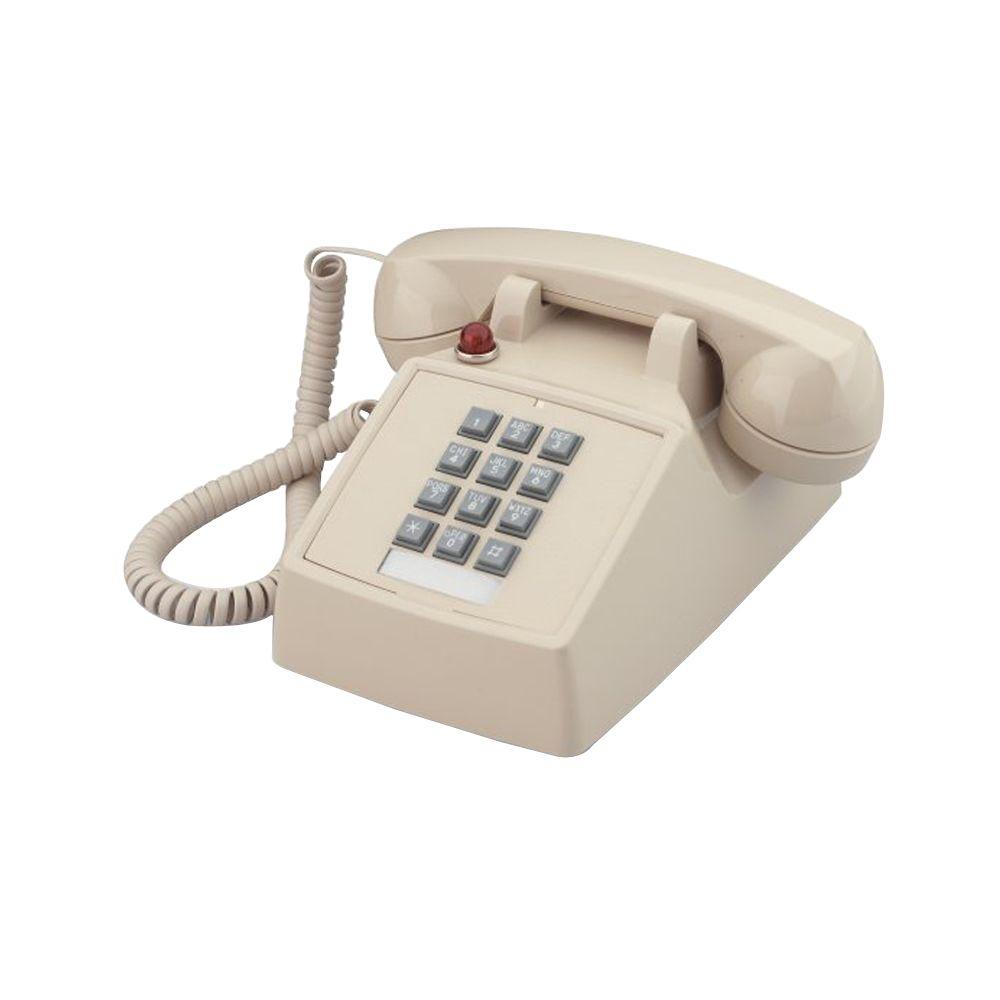 Cortelco Desk Corded Telephone With Message Waiting Itt 2500 57md