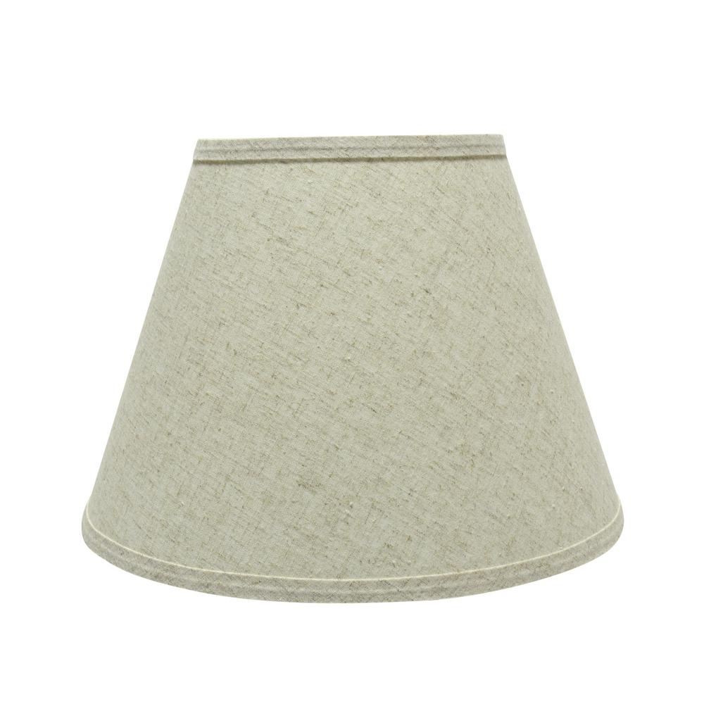 Aspen Creative Corporation 8 in. x 11 in. Beige Drum/Cylinder Lamp ...