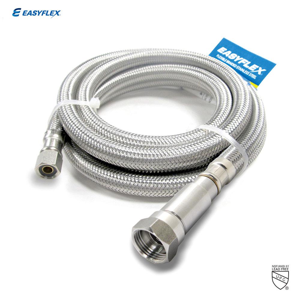 lot of 20 Refrigerator Stainless Braided Ice Maker Supply 1//4/" Comp X 1//4/" 72/"