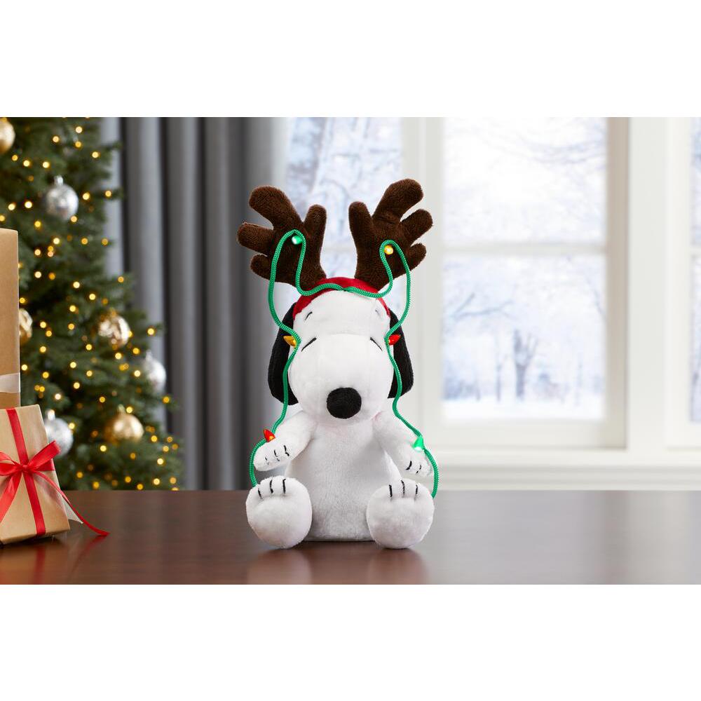 snoopy christmas animated plush