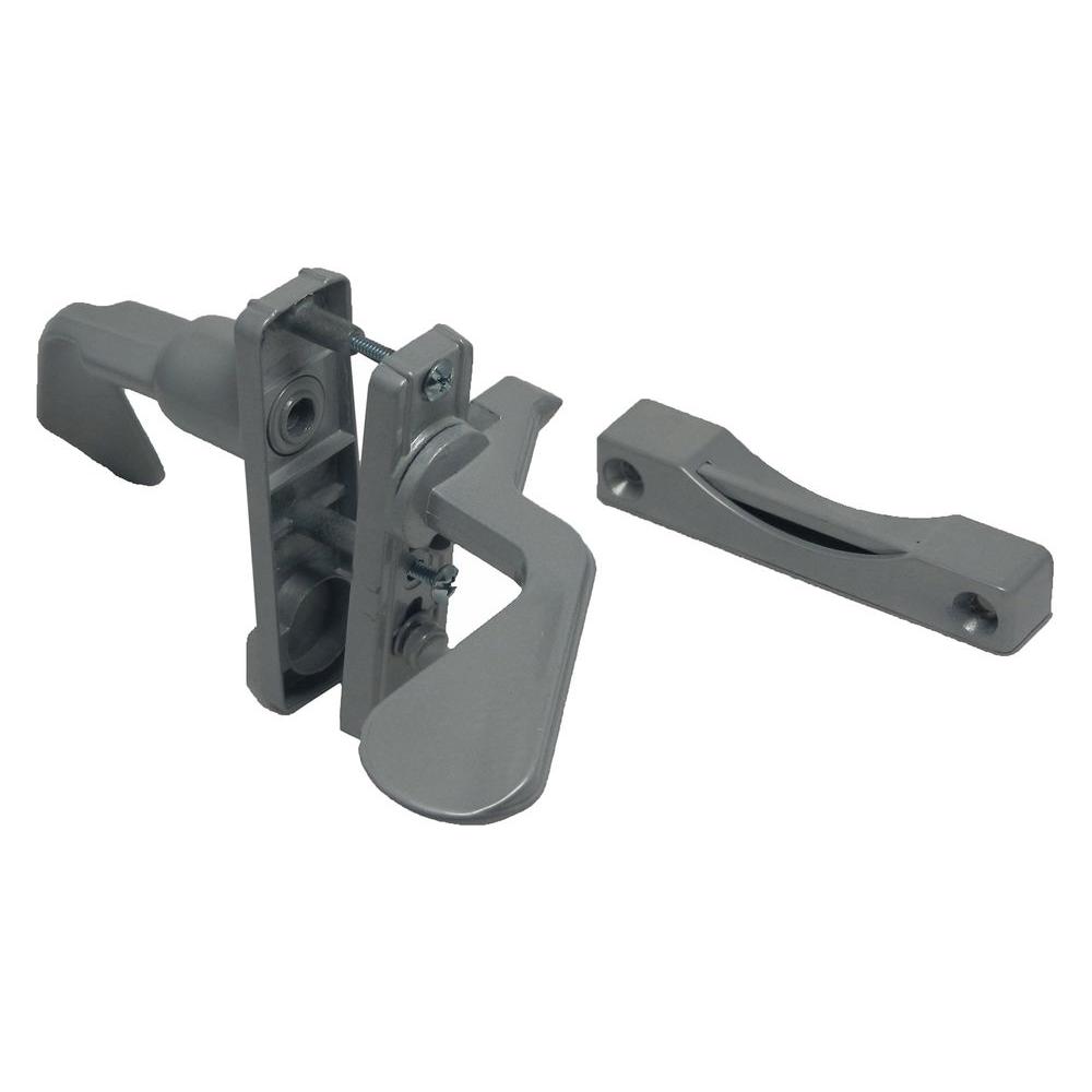 Barton Kramer 13/4 in. Silver Inswing Latch Set for Screen Door1802