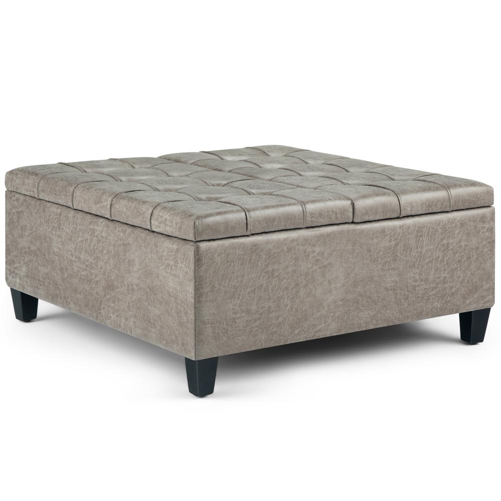 brooklyn tufted storage ottoman