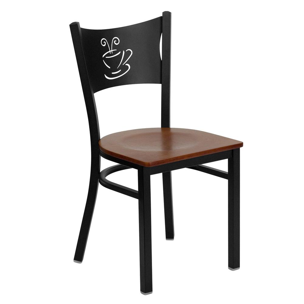 Flash Furniture Hercules Series Black Coffee Back Metal