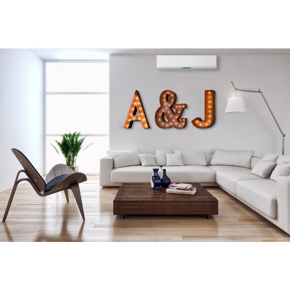 Treks Modern American 24 In H Rusted Steel Alphabet Letter A H Rusted Steel Alphabet Letter A Plug In Marquee