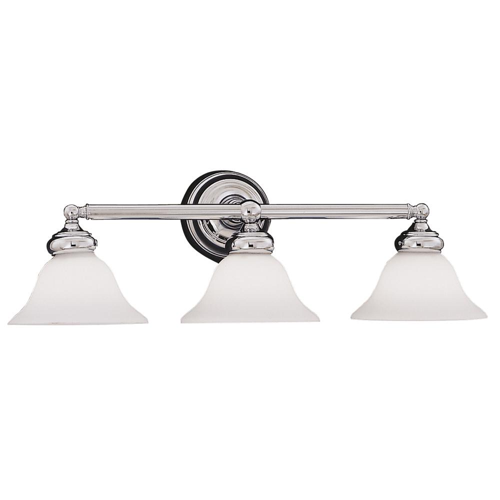 Designers Fountain Redondo Collection 3Light Chrome Wall Mount Vanity