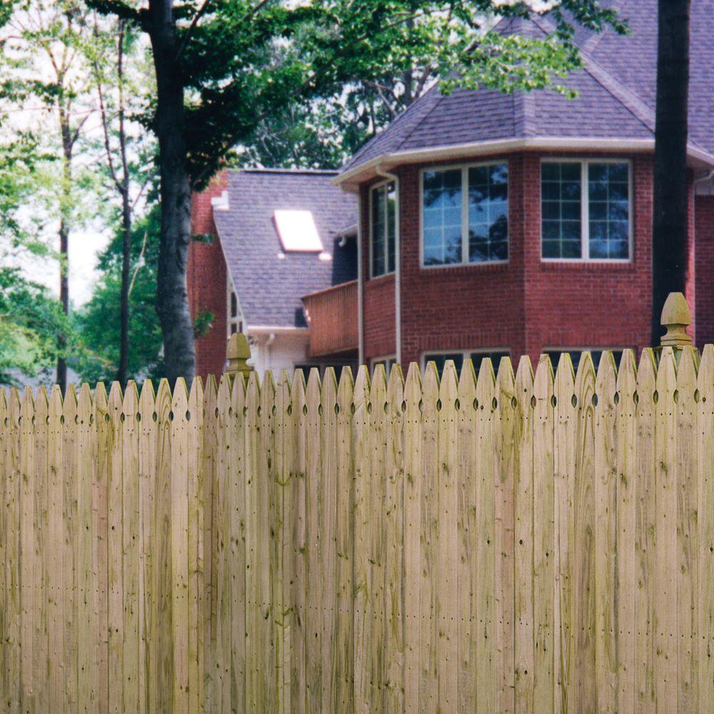 Barrette 6 Ft H X 8 Ft W Pressure Treated 4 In French Gothic