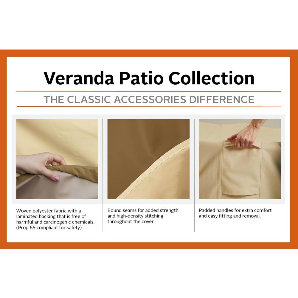 Classic Accessories Veranda Small Patio Table And Chair Set Cover 71912 The Home Depot