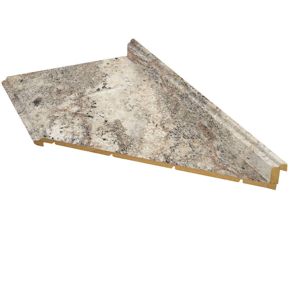 Hampton Bay Valencia 10 ft. Right Mitered Laminate Countertop in