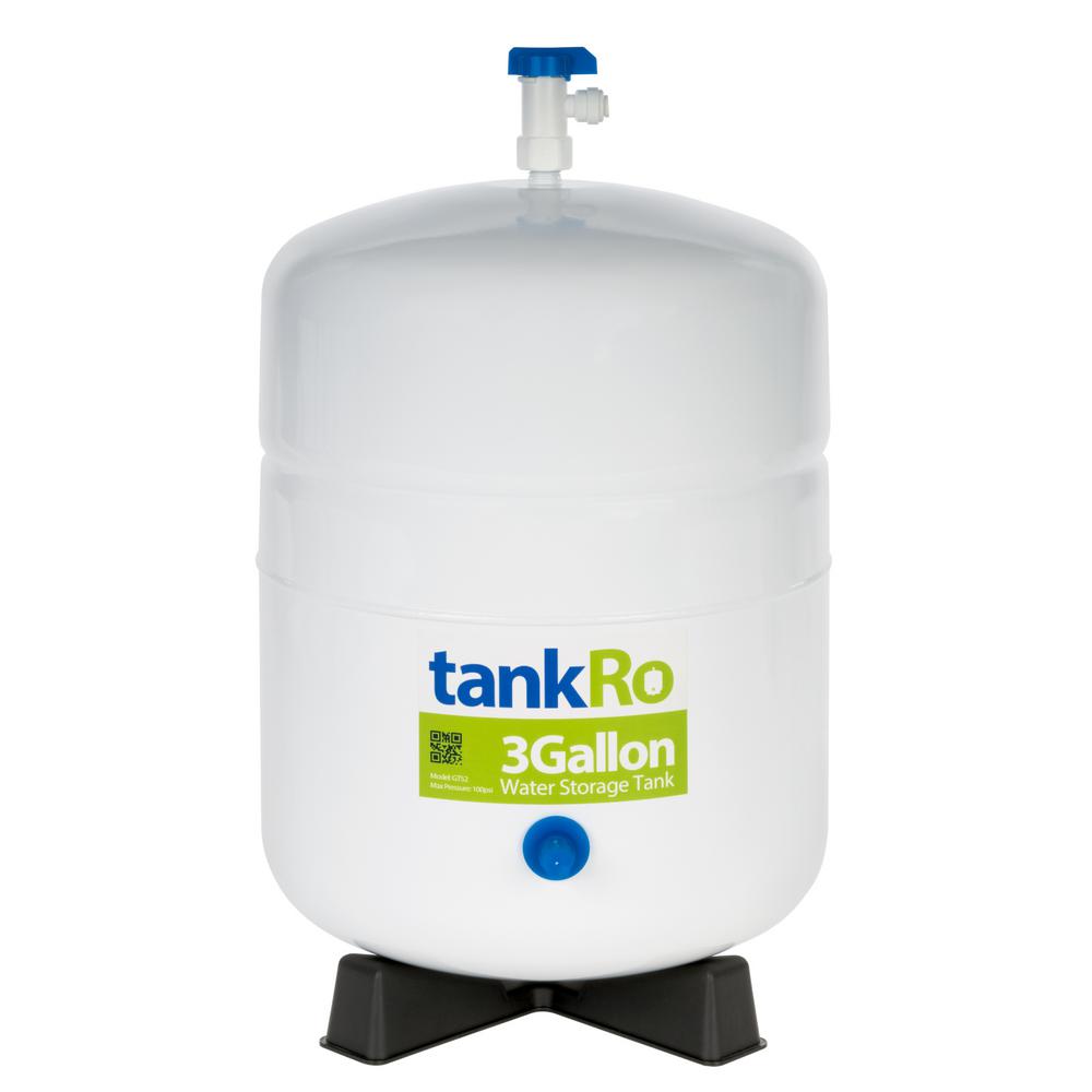 Express Water 3 Gallon RO Expansion Tank Compact Reverse Osmosis Water Storage Pressure Tank