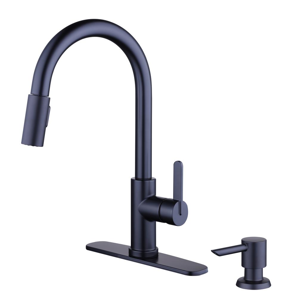 Glacier Bay Paulina SingleHandle PullDown Sprayer Kitchen Faucet with