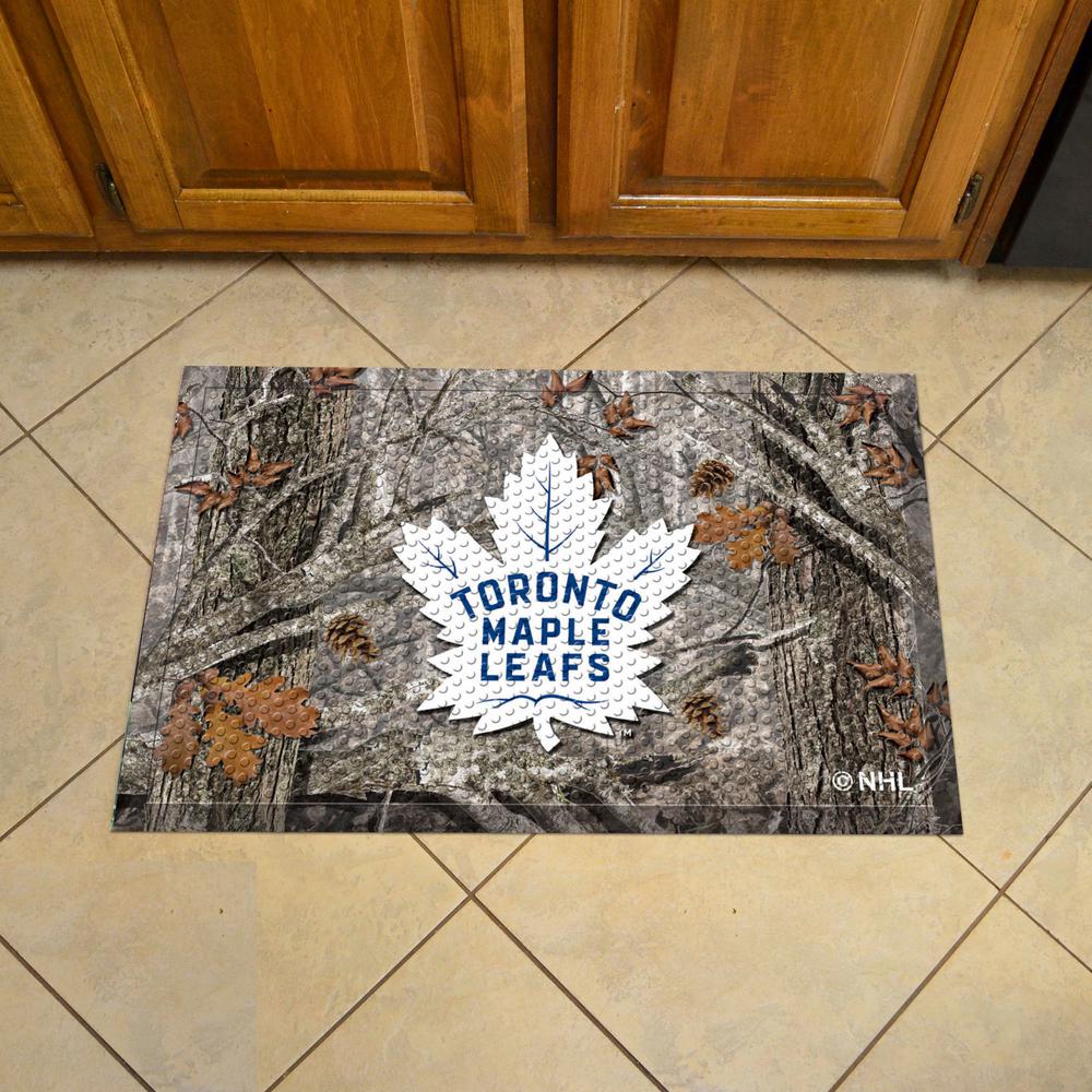 Multicolor Team Sports America 41EM4376 Toronto Maple Leafs Embossed Door Mat