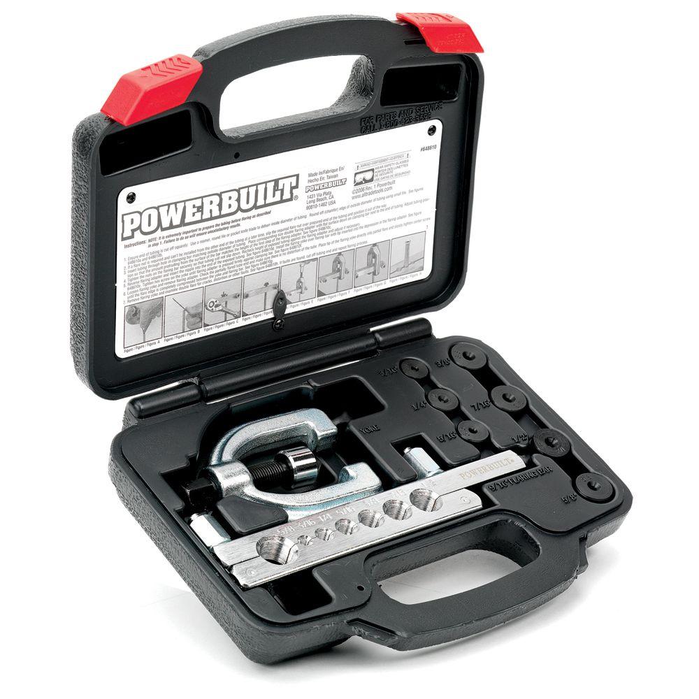 Powerbuilt Double Flaring Tool Kit648610 The Home Depot