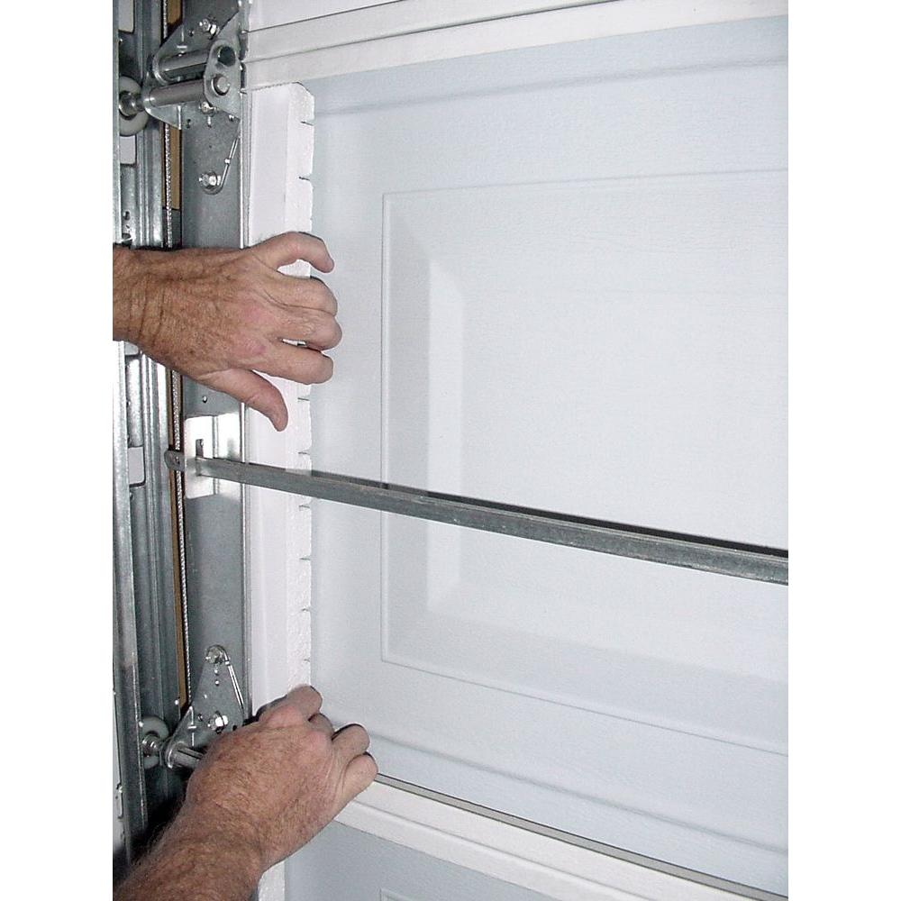 Modern Garage Door Panel Insulation with Simple Decor
