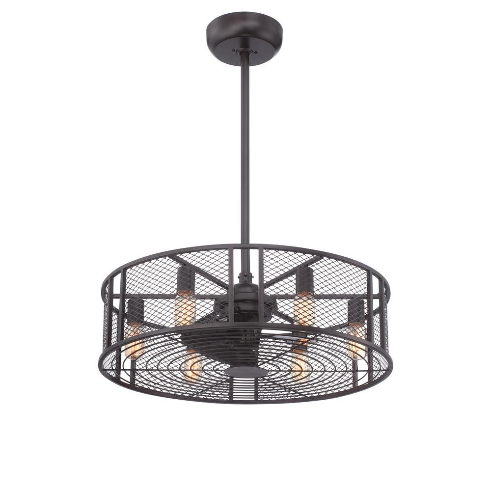 World Imports Boyd Collection 26 inch LED Indoor Oil-Rubbed Bronze Ceiling Fan... by World Imports