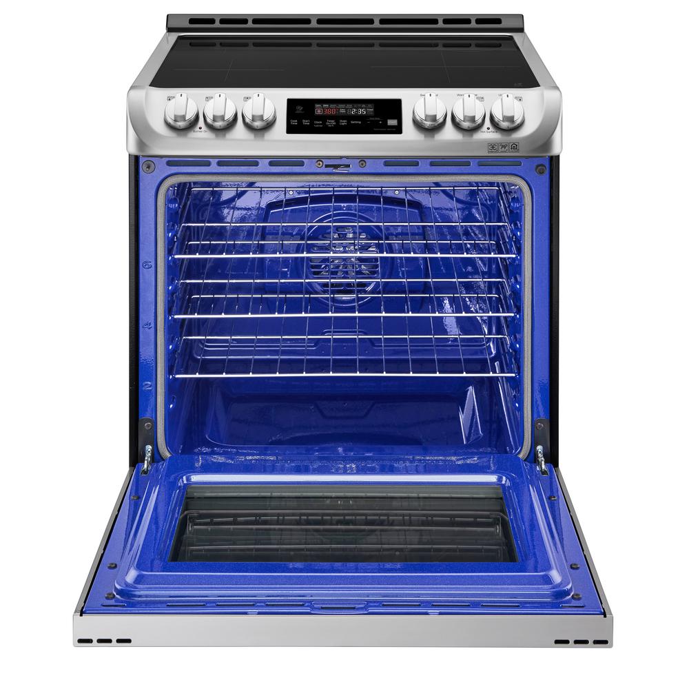 Lg Electronics 30 In 6 3 Cu Ft Smart Slide In Electric Range