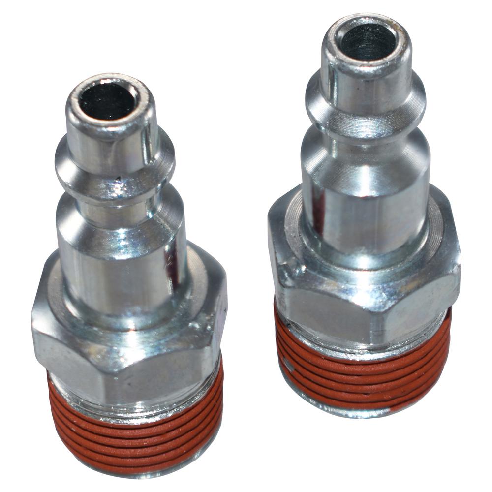 Photo 1 of 1/4 in. (IM) Plug - 3/8 in. NPT (M) (2-Pack)