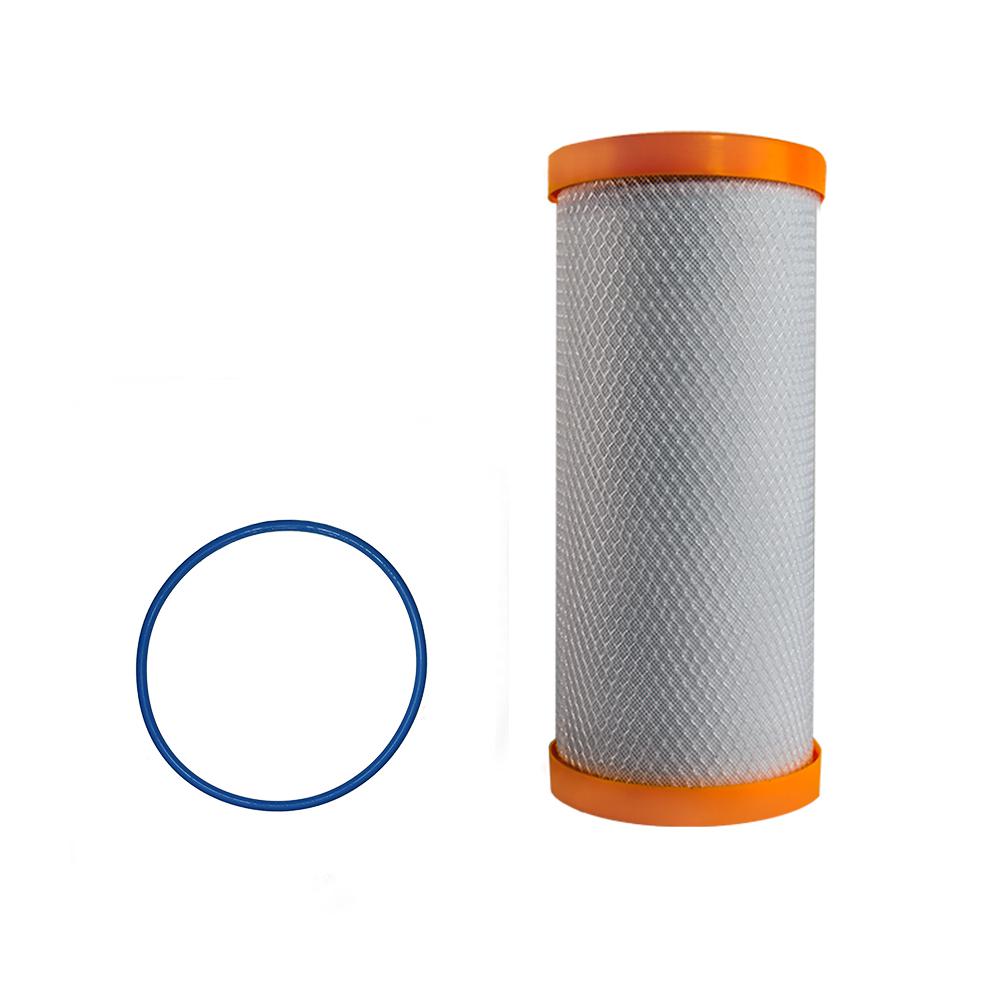 Pelican Water Replacement 10 in. Carbon Block Filter and ORingTHDPC100CR The Home Depot