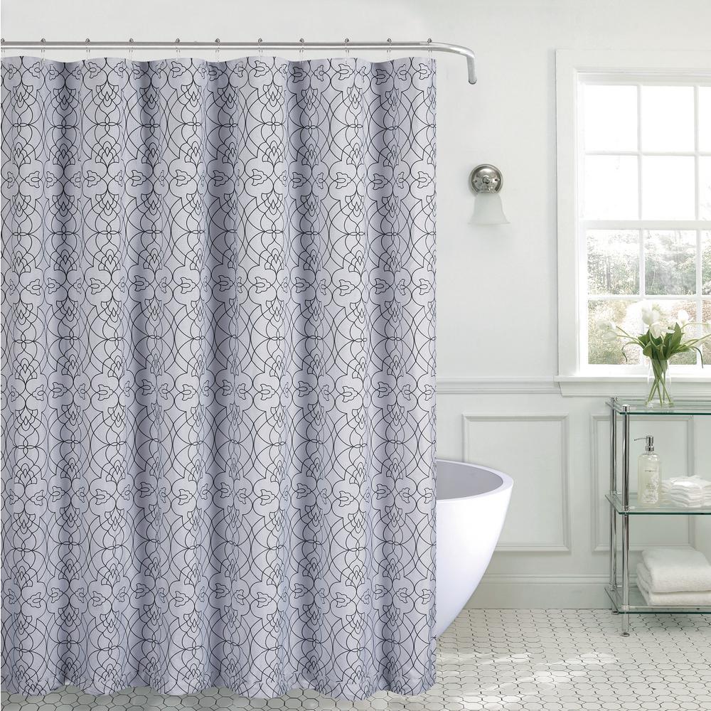 Better Home Plastic Waterproof Shower Curtain and Ring Set 70/" x 72/"