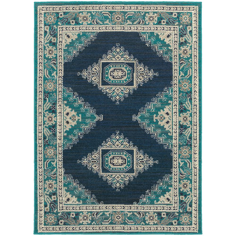 Home Decorators Collection Gianna Indigo 7 ft. 10 in. x 10 ft. Area Rug442720 The Home Depot