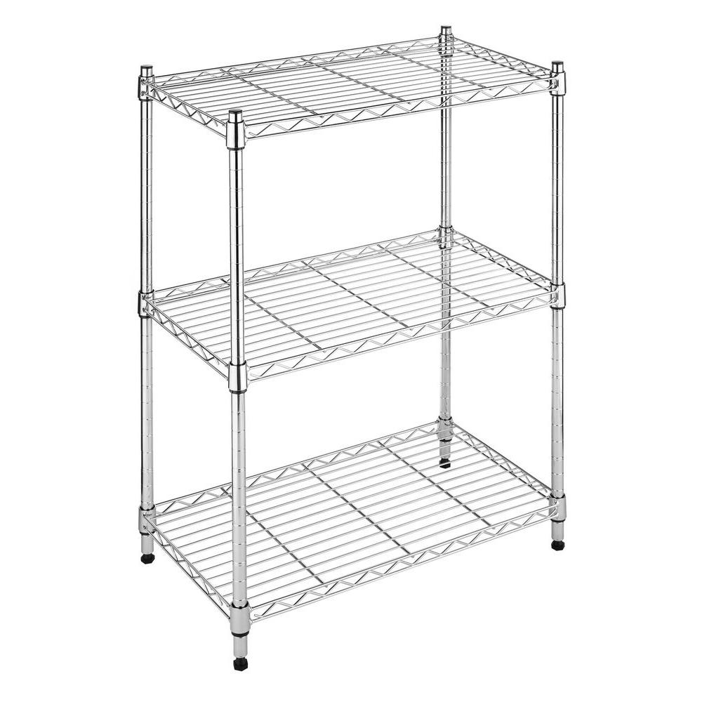 Whitmor Deluxe Rack Collection Chrome 3 