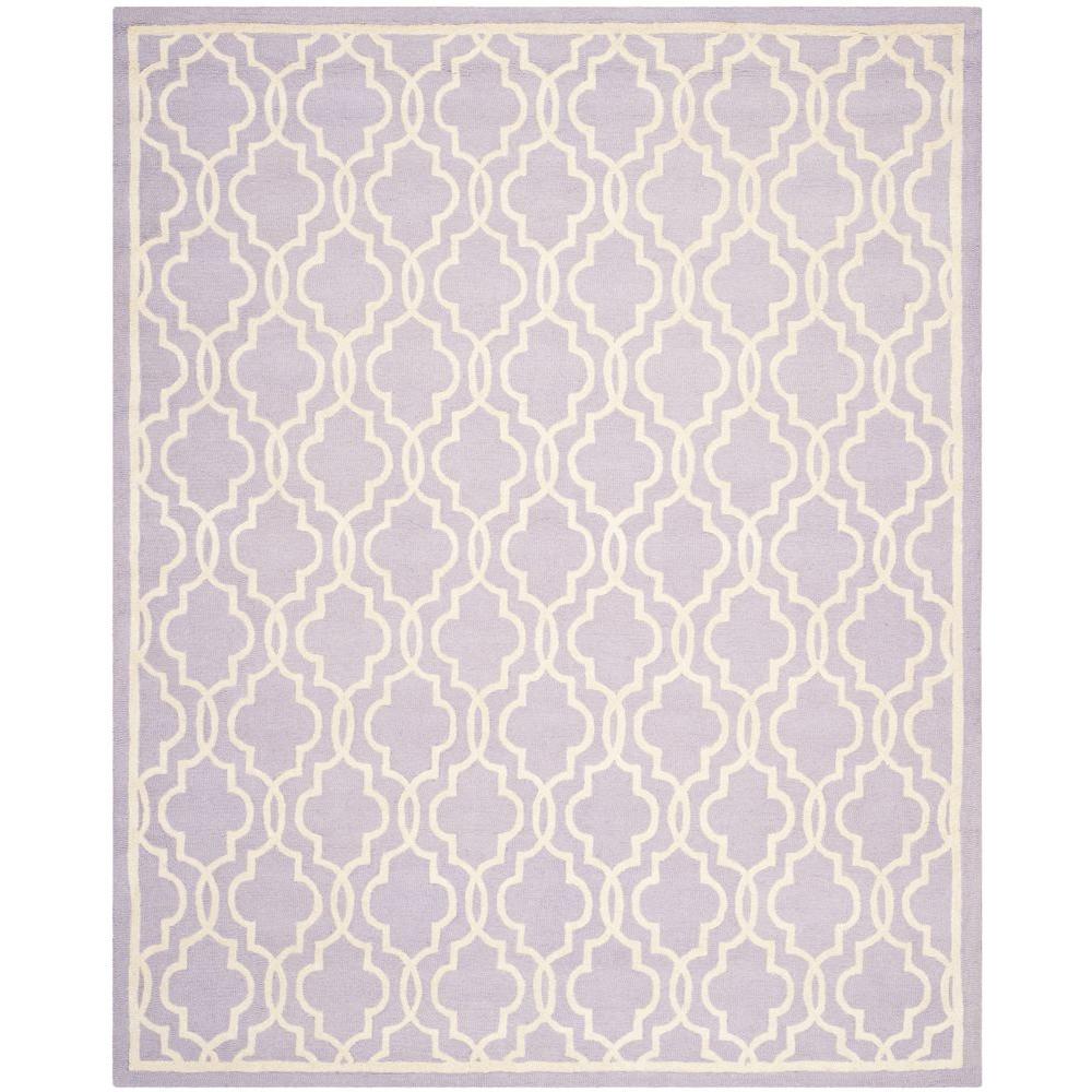 Safavieh Cambridge Lavender Ivory 8 Ft X 10 Area Rug Cam131c Safavieh Cambridge Lavender Ivory 8 Ft X 10 Area Rug