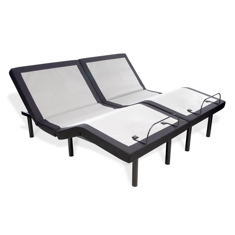 GhostBed Custom Adjustable Base Split King with Wireless Remote Control17AN4066 The Home Depot