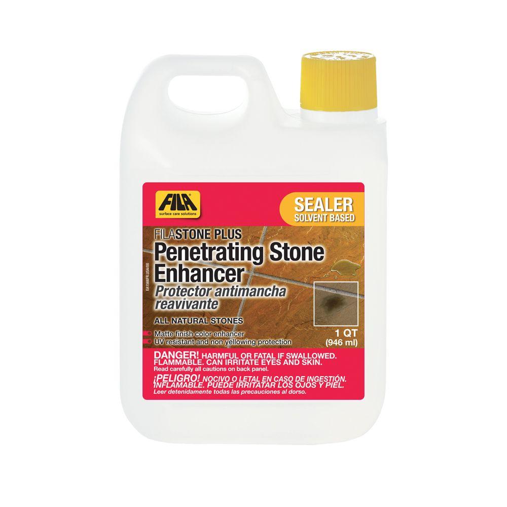 Stone Tile Grout Sealers The Home Depot Stoneplus 1 Qt Tile And Stone Sealer