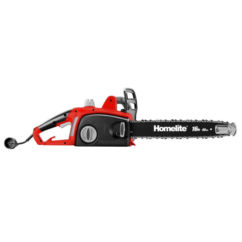 Homelite 16 In 12 Amp Electric Chainsaw