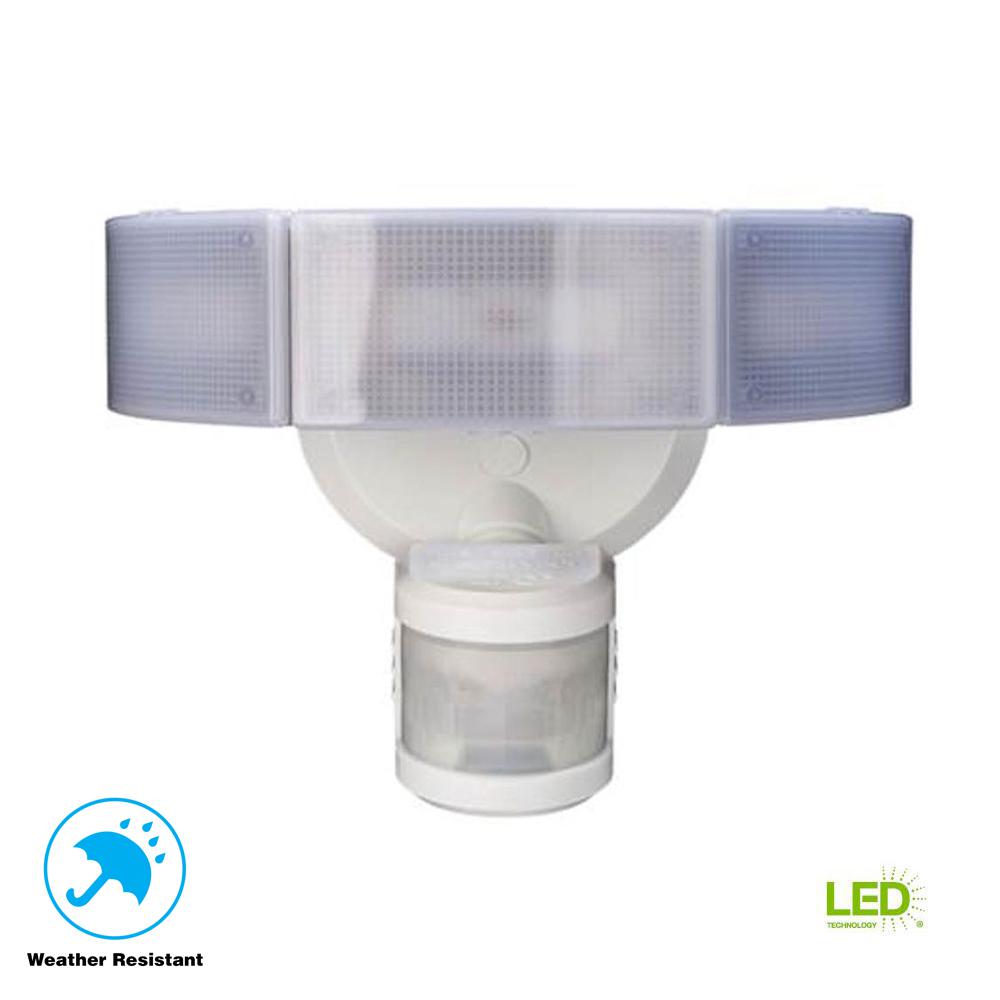 Defiant 270 Degree 3 Head White Led Motion Outdoor Security Light Defiant 270 Degree 3 Head White Led Motion Outdoor Security Light