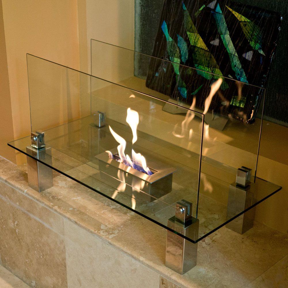 Enjoy Nu-Flame Fiero Freestanding Decorative Bio-Ethanol Fireplace from every perspective. Ideal choice for home and office.