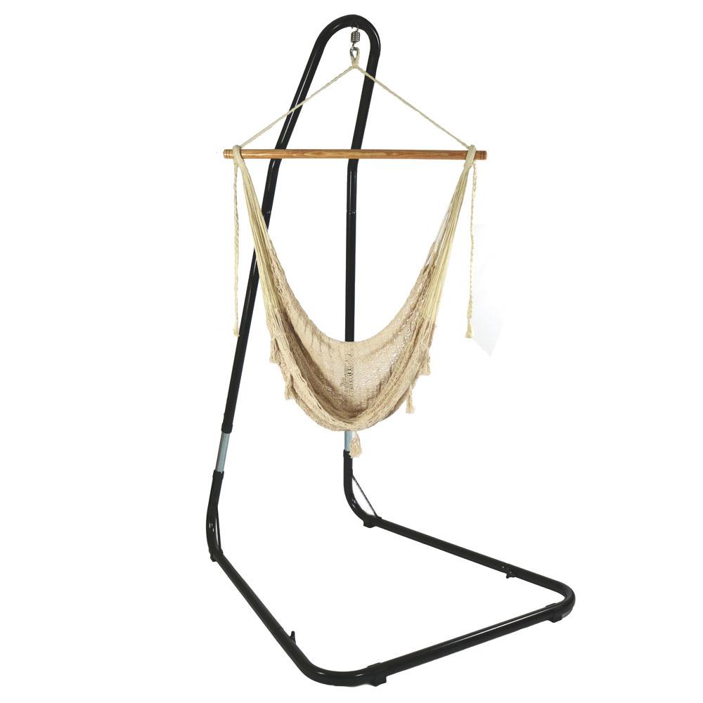 Sunnydaze Decor 3 Ft Mayan Hammock Chair With Wood Spreader Bar