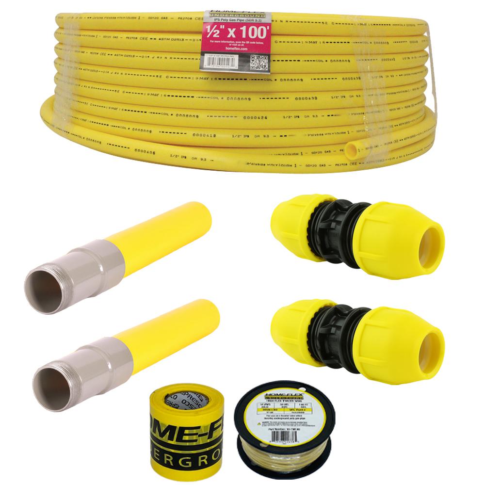 Natural Gas Polyethylene Pipe Fittings Fittings The Home Depot