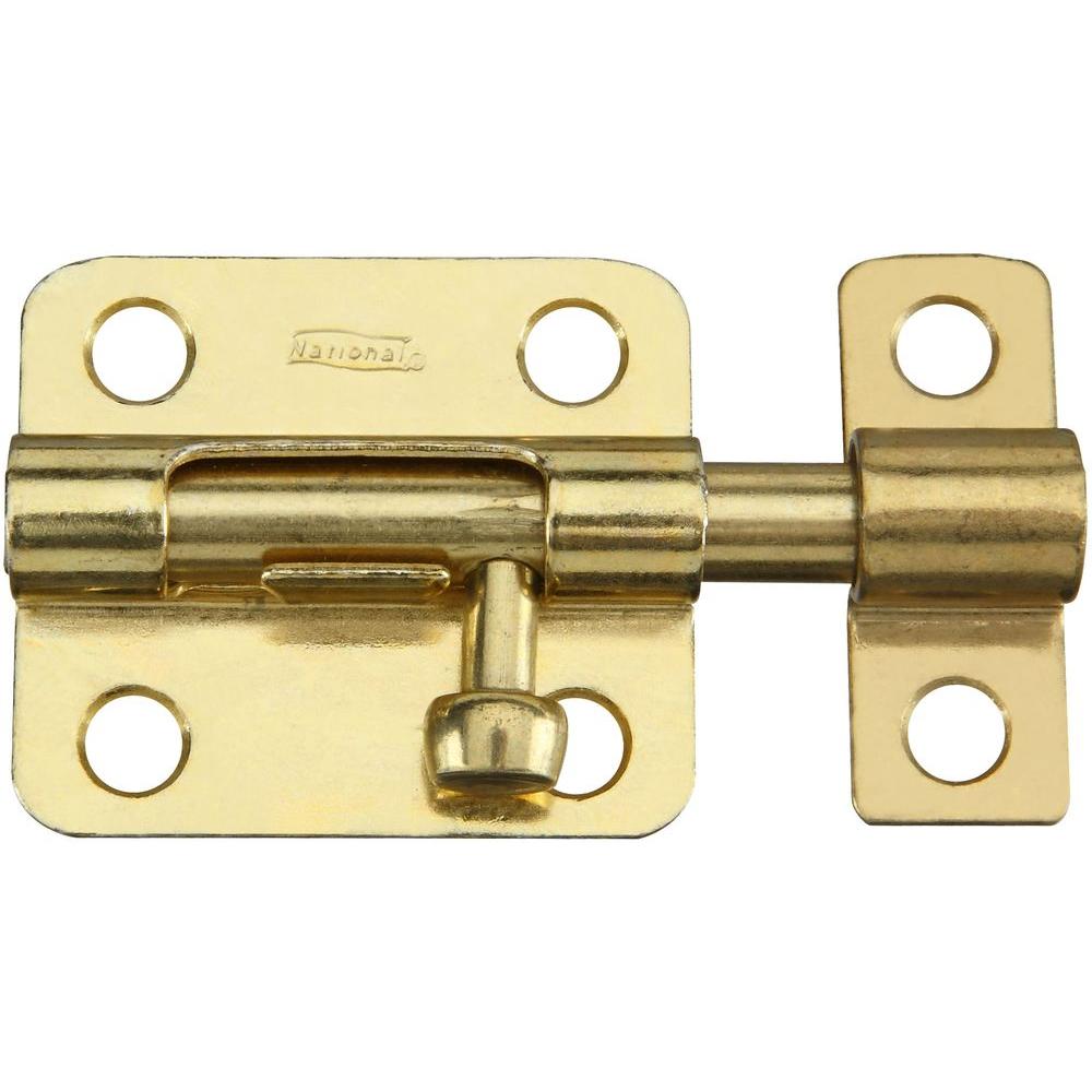 National Hardware 21/2 in. Barrel Bolt in BrassV834 21/2 BARL BOLT