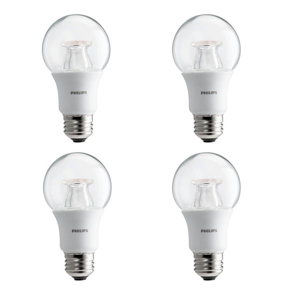 Philips 60 Watt Equivalent A19 Dimmable Led Light Bulb Soft White Philips 60 Watt Equivalent A19 Dimmable Led Light Bulb Soft White Clear With Warm Glow