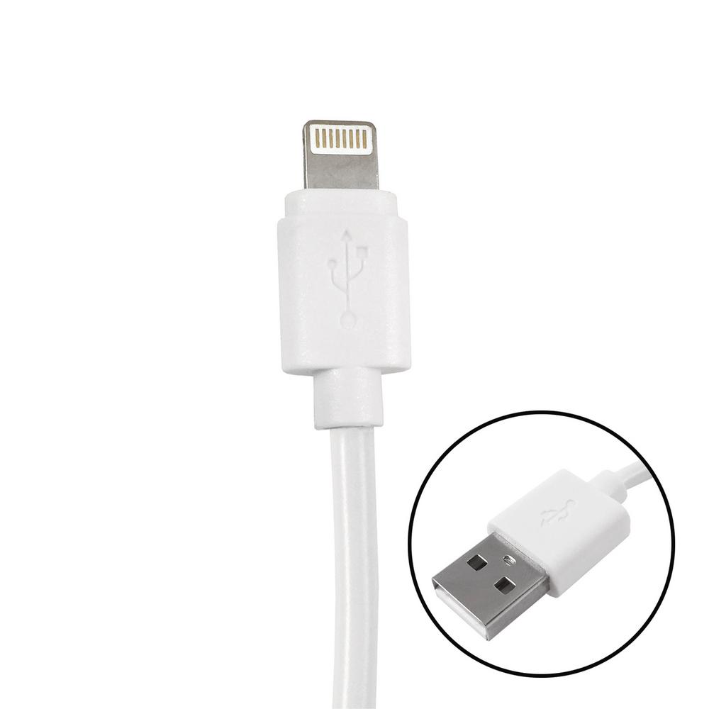 Zenith 6 Ft Lightning 8 Pin To Usb A Cable Black
