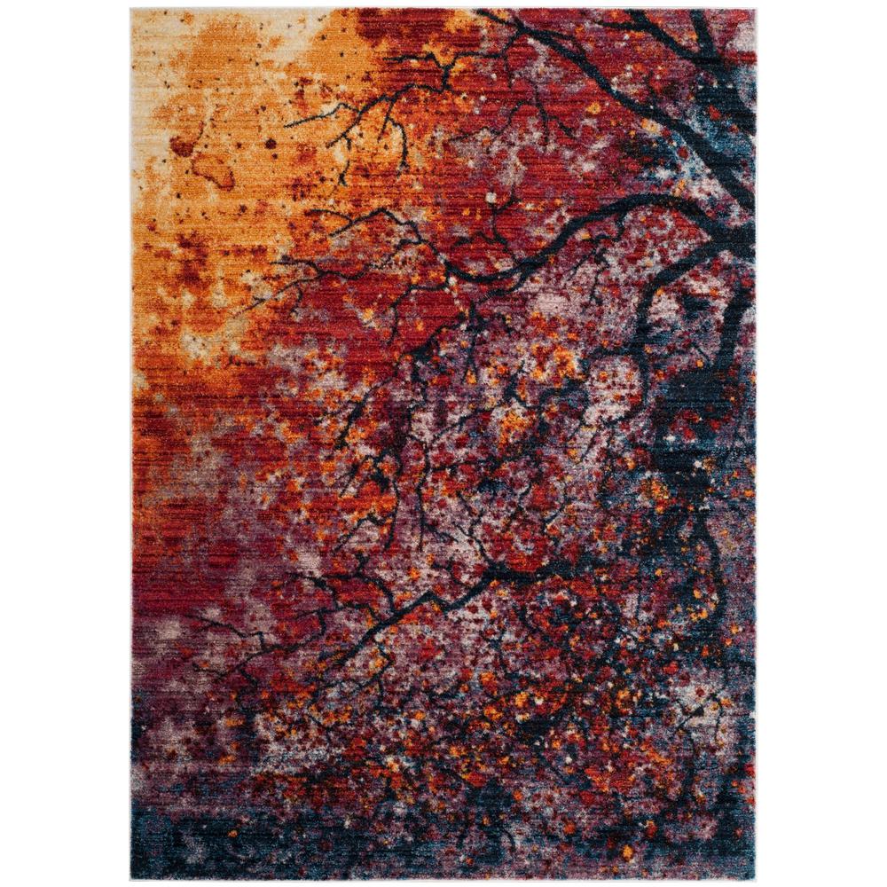 Safavieh Calista Lavender Rust 5 Ft X 7 Area Rug
