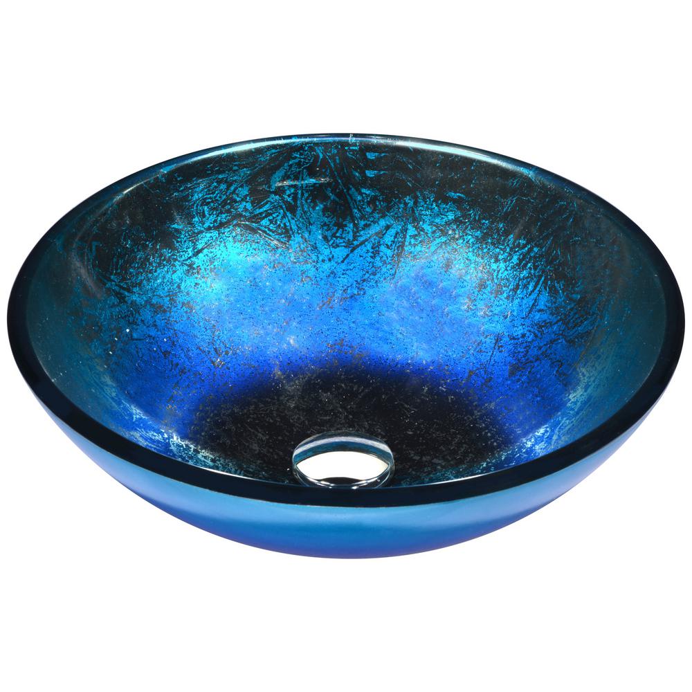 Oceana Series Vessel Sink In Blue