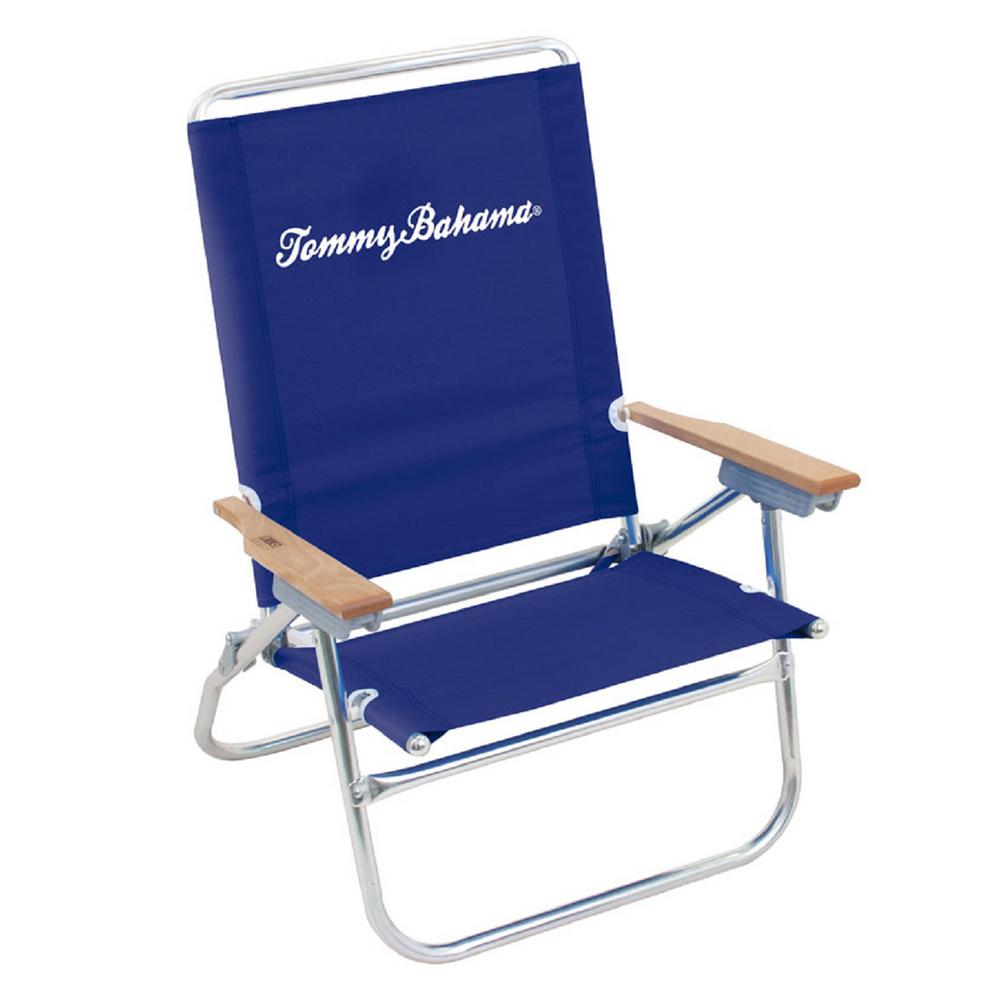 Rio Tommy Bahama Navy Blue Easy In And Out Aluminum Fabric Tommy Bahama Navy Blue Easy In And Out Aluminum Fabric Reclining 4 Position Beach Chair