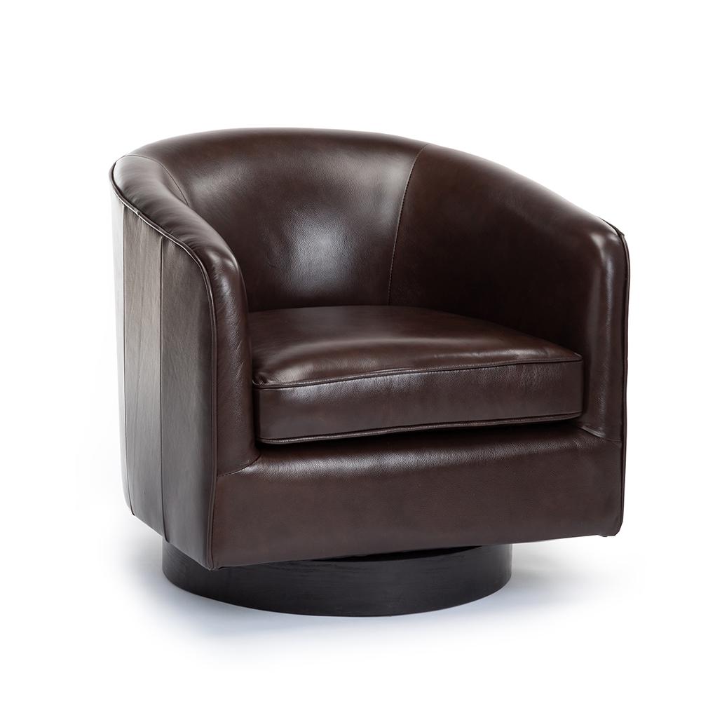 leather chairs swivel